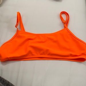 Neon Orange bikini top